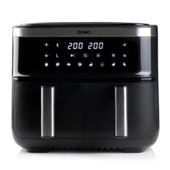 Domo Déli Fryer Double Fry Zone 2 X 4L -Fournitures De Cuisine 740074 2 1 Deli Fryer double fry zone 2 x 4L Domo