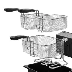 Princess Friteuse 5 L - Habillage En Acier -Fournitures De Cuisine 758005 3 2 Friteuse 5 L Habillage en acier Princess