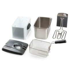 Domo Friteuse Blanche 4,5 L 3200 W -Fournitures De Cuisine 758006 2 1 Friteuse blanche 4 5 L 3200 W Domo