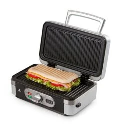 Domo Appareil 3 En 1 Grill, Gaufrier Et Croque-monsieur 30 Cm 1000 W DO9136C -Fournitures De Cuisine 760233 3 3 Appareil 3 en 1 grill gaufrier et croque monsieur 30 cm 1000 W DO9136C Domo
