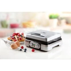 Domo Gaufrier En Métal Plaques Antiadhérentes 1400 W DO9149W -Fournitures De Cuisine 760279 4 1 Gaufrier en metal plaques antiadherentes 1400 W DO9149W Domo