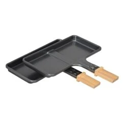 Appareil à Raclette Bamboo 8 Poêlons Et 2 Double Poêlons 1500 W KCWOOD.8.MAXI -Fournitures De Cuisine 760305 2 4 Appareil a raclette Bamboo 8 poelons et 2 double poelons 1500 W KCWOOD 8 MAXI Kitchen Chef Professional
