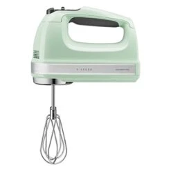 KitchenAid Batteur à Main électrique 9 Vitesses 85 W Vert Pistache 5KHM9212EPT -Fournitures De Cuisine 760353 3 1 Batteur a main electrique 9 vitesses 85 W vert pistache 5KHM9212EPT Kitchenaid