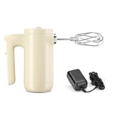 KitchenAid Batteur à Main électrique Sans Fil 7 Vitesses Crème 5KHMB732EAC 9 KitchenAid Batteur à Main électrique Sans Fil 7 Vitesses Crème 5KHMB732EAC -Fournitures De Cuisine 760358 2 2 Batteur a main electrique sans fil 7 vitesses creme 5KHMB732EAC Kitchenaid