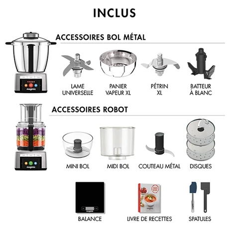 Magimix Robot Cook Expert Premium XL Platine 18909 5 Magimix Robot Cook Expert Premium XL Platine 18909 – Image 3