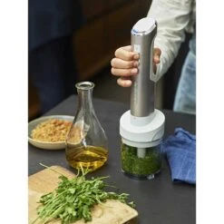 Cuisinart Mixeur Plongeant Argenté Sans Fil 3 En 1 RHB100E -Fournitures De Cuisine 761053 3 2 Mixeur plongeant argente sans fil 3 en 1 RHB100E Cuisinart