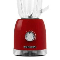 Schneider® Blender Vintage 1,5 L 800 W SCBL15R Rouge -Fournitures De Cuisine 761073 2 1 Blender vintage 1 5 L 800 W SCBL15R rouge Schneider