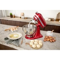 KitchenAid Robot Pâtissier Artisan à Tête Inclinable 4,8 L 300 W Rouge Pomme D'amour 5KSM175PSECA -Fournitures De Cuisine 761089 1 3 Robot patissier Artisan a tete inclinable 4 8 L 300 W rouge pomme d amour 5KSM175PSECA Kitchenaid