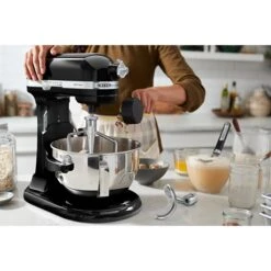 KitchenAid Robot Pâtissier Multifonction Avec Crémaillère Artisan Noir Onyx 500 W 5KSM7580XEOB -Fournitures De Cuisine 76122 4 8 Robot patissier multifonction avec cremaillere Artisan noir onyx 500 W 5KSM7580XEOB Kitchenaid