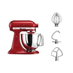 KitchenAid Robot Pâtissier Multifonction Artisan Rouge Empire 300 W 5KSM125EER -Fournitures De Cuisine 76190 2 5 Robot patissier multifonction Artisan Rouge Empire 300 W 5KSM125EER Kitchenaid