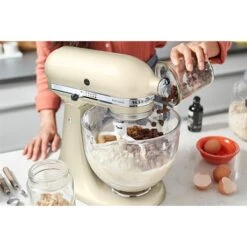 KitchenAid Robot Pâtissier Multifonction Artisan Crème 300 W 5KSM125EAC 9 KitchenAid Robot Pâtissier Multifonction Artisan Crème 300 W 5KSM125EAC -Fournitures De Cuisine 76192 3 6 Robot patissier multifonction Artisan creme 300 W 5KSM125EAC Kitchenaid