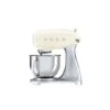 Smeg Robot Pâtissier Crème 4,8 L 800 W SMF02CREU -Fournitures De Cuisine 76247 0 6 Robot patissier creme 4 8 L 800 W SMF02CREU Smeg