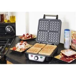 Bestron Gaufrier XXL 1100 W ASW281 10 Bestron Gaufrier XXL 1100 W ASW281 -Fournitures De Cuisine 780000 3 1 Gaufrier XXL 1100 W ASW281 Bestron