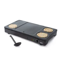 Domo Gourmet-Set Wok Grill Et Crêpes 1000 W DO8712W 9 Domo Gourmet-Set Wok Grill Et Crêpes 1000 W DO8712W -Fournitures De Cuisine 780185 2 3 Gourmet Set wok grill et crepes 1000 W DO8712W Domo