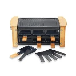 Raclette Grill 6 Poêlons 900 W -Fournitures De Cuisine 780192 1 1 Raclette grill 6 poelons 900 W Kitchen Chef Professional