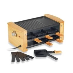 Raclette Grill 6 Poêlons 900 W -Fournitures De Cuisine 780192 2 1 Raclette grill 6 poelons 900 W Kitchen Chef Professional