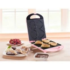 Bestron Gaufrier 4 Petits Coeurs 780 W -Fournitures De Cuisine 780205 3 2 Gaufrier 4 petits coeurs 780 W Bestron