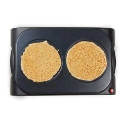 Domo Crêpière Double Pour 2 Crêpes De 18 Cm 1000 W DO8715P -Fournitures De Cuisine 780209 3 4 Crepiere double pour 2 crepes de 18 cm 1000 W DO8715P Domo
