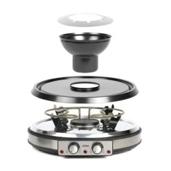 LIVOO Appareil à Raclette Grill Et Fondue 8 Personnes 1900 W DOC265 -Fournitures De Cuisine 780247 2 2 Appareil a raclette grill et fondue 8 personnes 1900 W DOC265 Livoo