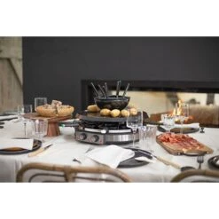 LIVOO Appareil à Raclette Grill Et Fondue 8 Personnes 1900 W DOC265 -Fournitures De Cuisine 780247 4 2 Appareil a raclette grill et fondue 8 personnes 1900 W DOC265 Livoo