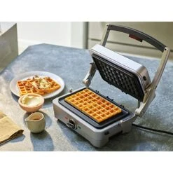 Cuisinart Gril Multifonctions électrique 3 En 1 Gril Gaufre Et Omelette 1000 W Gris Perle -Fournitures De Cuisine 780304 2 1 Gril multifonctions electrique 3 en 1 Gril Gaufre et Omelette 1000 W gris perle Cuisinart