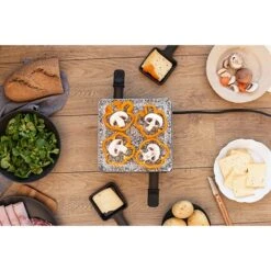 LIVOO Appareil à Raclette 4 Personnes 600 W -Fournitures De Cuisine 784002 3 2 Appareil a raclette 4 personnes 600 W Livoo