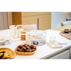 LIVOO Yaourtière Digitale 7 Pots 18 W DOP216 -Fournitures De Cuisine 784004 4 2 Yaourtiere digitale 7 pots 18 W DOP216 Livoo