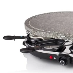 Princess Set Appareils à Raclette Avec Pierre à Cuire Et à Fondue 8 Personnes -Fournitures De Cuisine 789022 2 1 Set appareils a raclette avec pierre a cuire et a fondue 8 personnes Princess